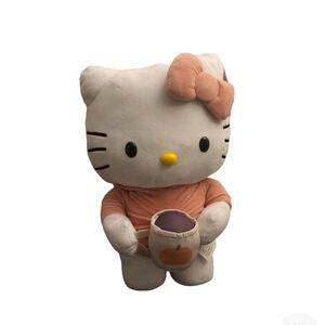 Hello Kitty Plush Toy with Pink and White Outfit